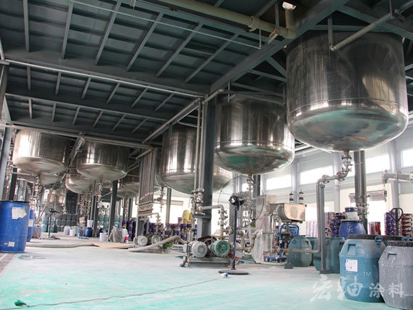 涂料全自動(dòng)灌裝區(qū)